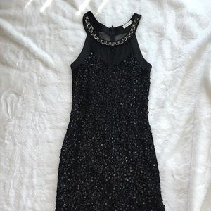 Little Black zipper back night out dress